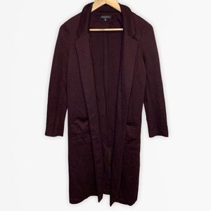 Dynamite plum long blazer